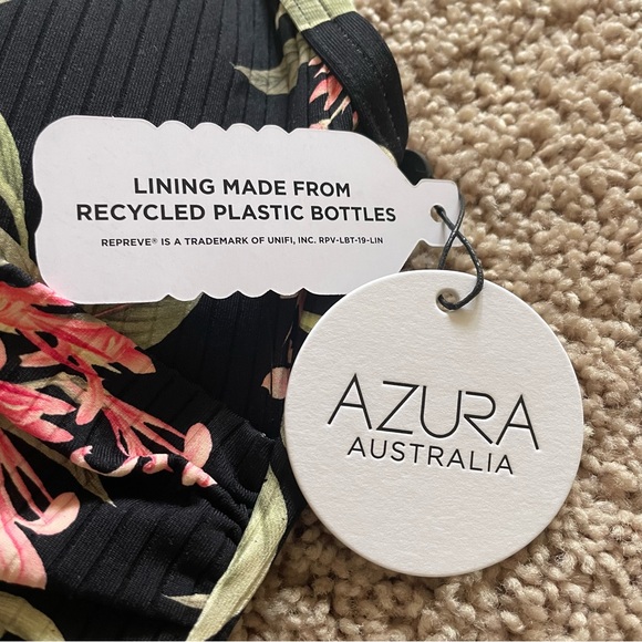 Azura Australia Sunseeker Amalfi Twist Front One Piece Swimsuit Black Size 6 - Picture 5 of 9